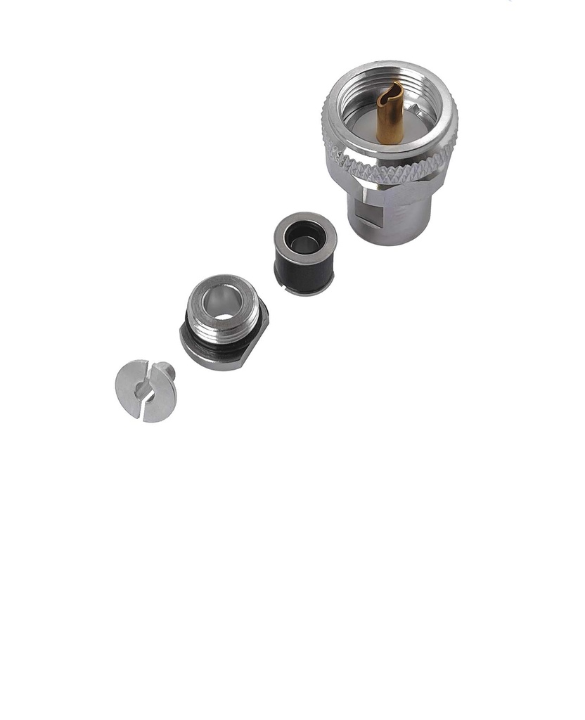 PL 259 UHF-Stecker für 5mm KOAX