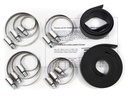 Material kit Clamp set for XHD Fibreglass pole (12m version)