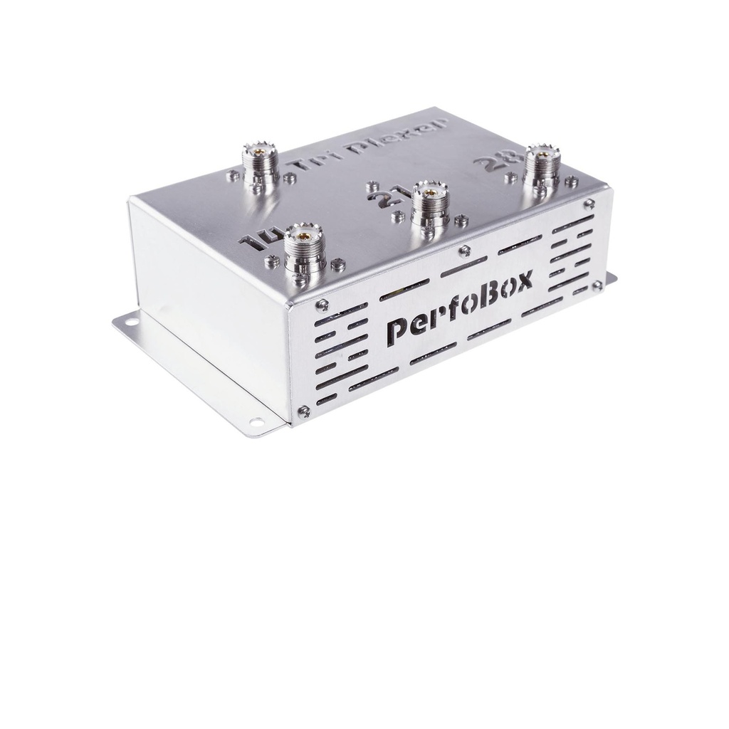 LBS (Low Band Systems) Triplexer Perfo Box-200 für 14-21-28 MHz