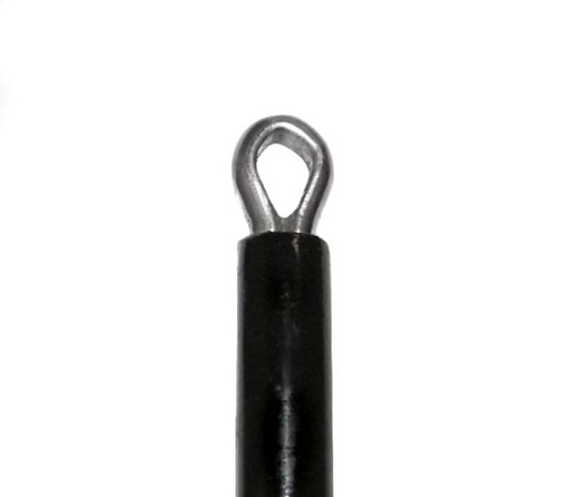 [PMF1212eyelet] Spitzensegment (mit eingeklebter V2A Öse) vom 12m HD und 14m HD Fiberglas Mast