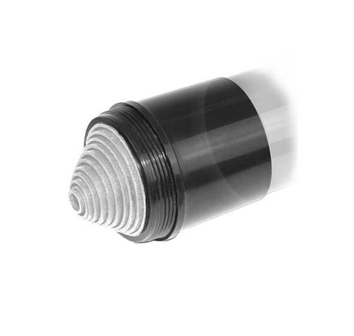 [PMM0701-2] Plastic-foot with thread opening, without screw-cap (7m FG pole)