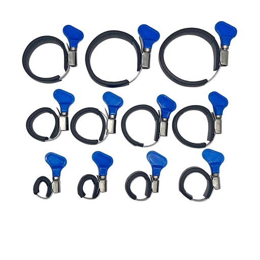 [PMF18-KV] Pre-assembled knob handle clamp set for 18m fiberglass pole